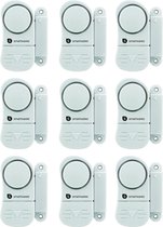 SMARTWARES set van 9 compacte magnetische alarmsystemen voor deuren, ramen, kastjes etc.