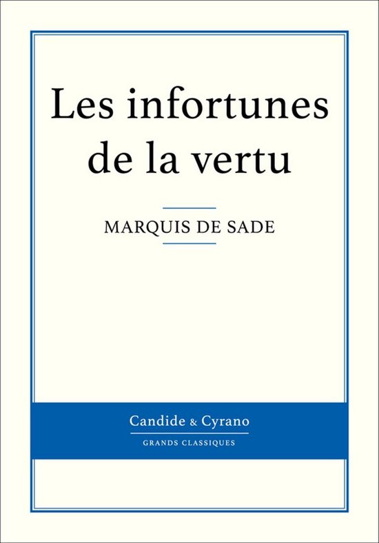Les infortunes de la vertu - cover