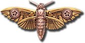 Engineerium Steampunk Magradore's Moth Brooche‎‎