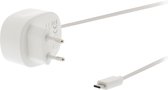 Sweex USB-C lader met vaste kabel - 3A / wit - 1 meter