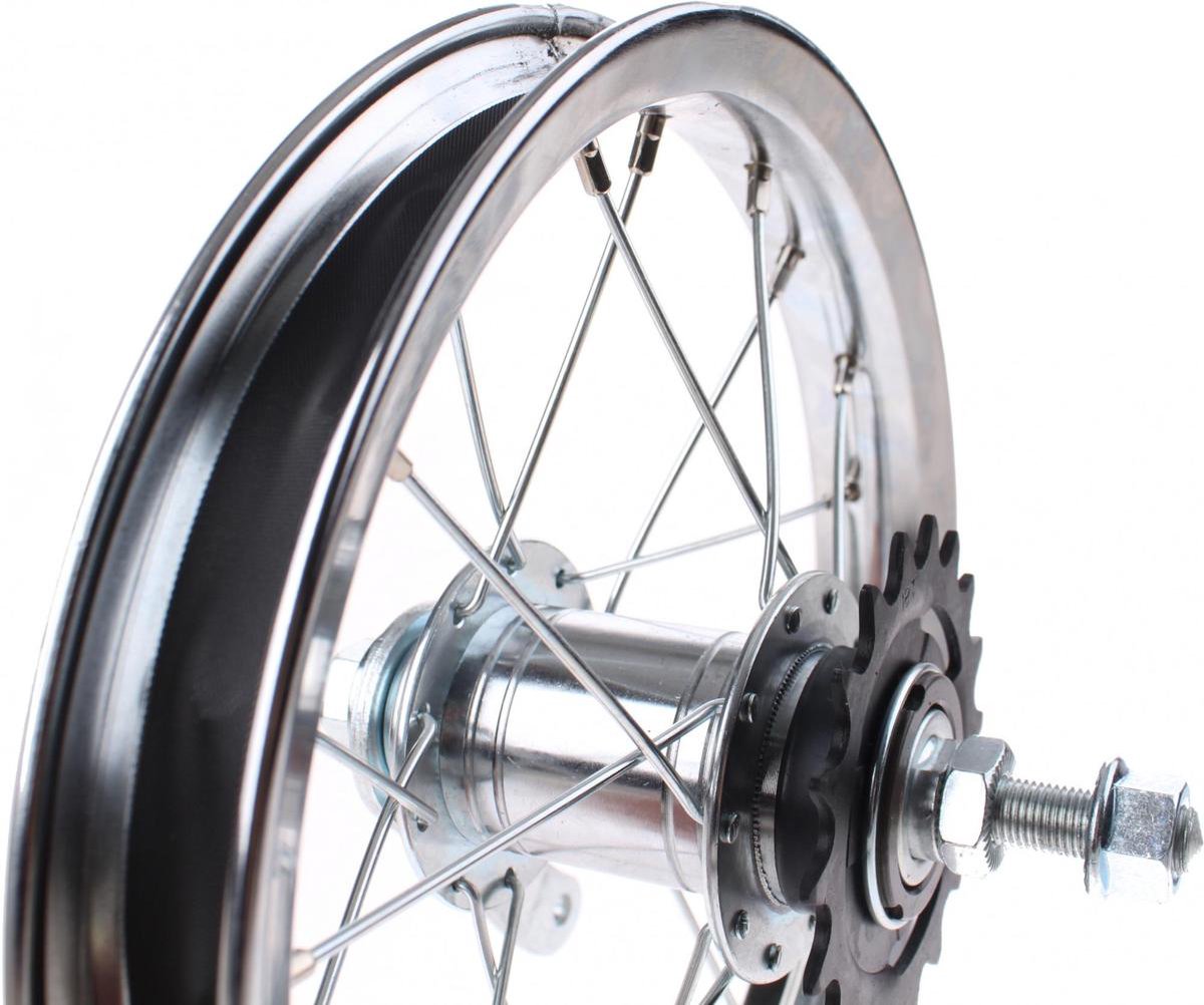 Paire de Roue Vélo Chopper Chrome 26 140 Rayons Rétropédalage