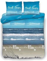 Dekbedovertrek Saint Tropez Beach Blue 1-Persoons 140x200/220