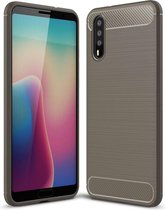 Huawei P20 Armor Brushed TPU Case - Grijs