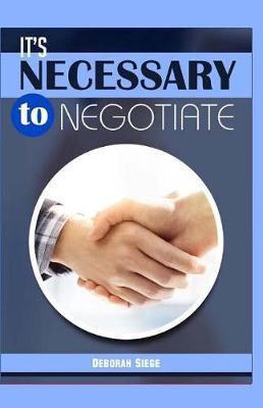 It's Necessary To Negotiate - cover