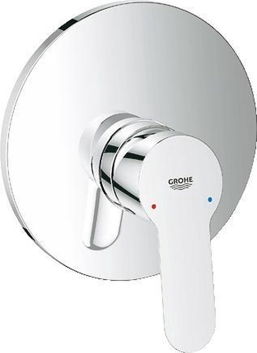 Grohe BauEdge - Afdekset voor douchekraan inclusief inbouw basisgarnituur, chroom 29078000