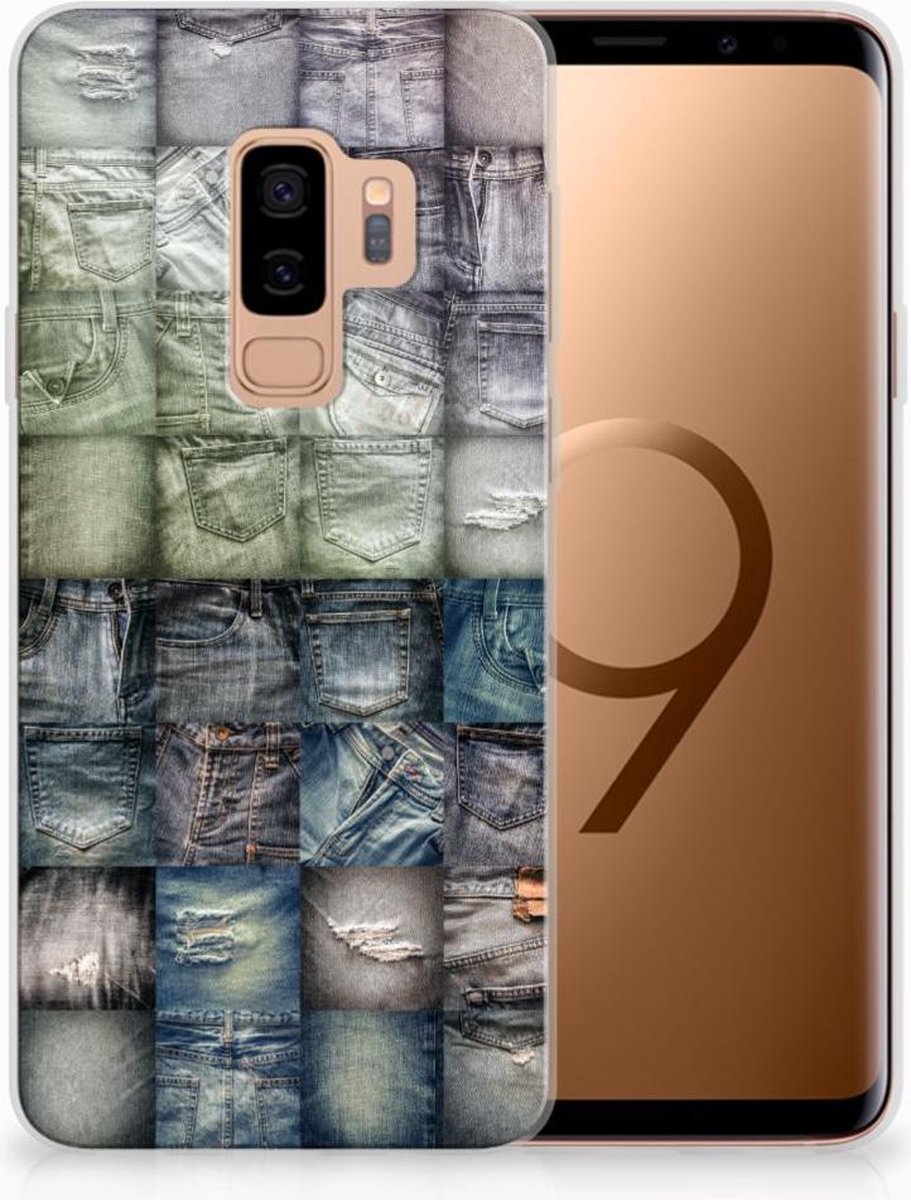 Silicone Back Cover Samsung Galaxy S9 Plus Spijkerbroeken