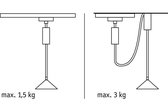 Paulmann URail hanglampadapter 230V chroom mat 95198