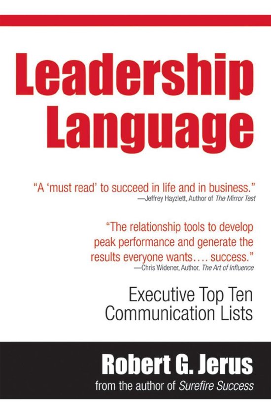 Leadership Language: Executive Top Ten Lists for Communicati ... - cover