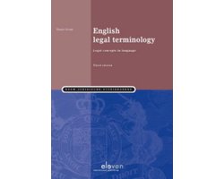 Omslag van English Legal Terminology
