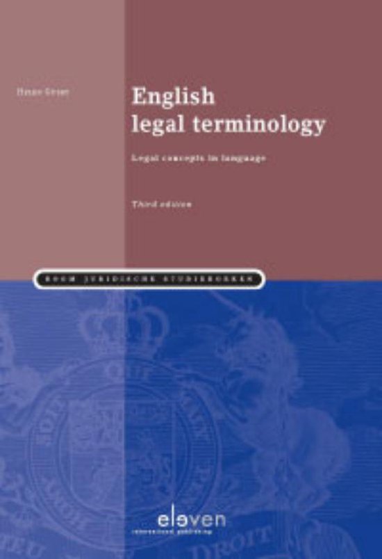English Legal Terminology - cover
