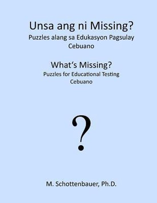 What's Missing? Puzzles for Educational Testing - cover