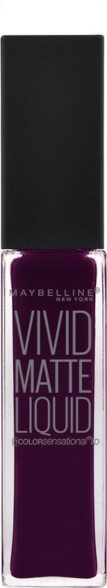 Maybelline Vivid Matte Liquid - 45 Posessed Plum - Paars - Lippenstift
