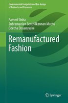 Environmental Footprints and Eco-design of Products and Processes - Remanufactured Fashion