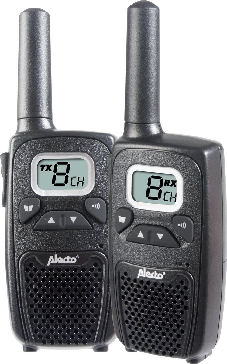 Alecto Fr-09 - Set De Deux Talkie-walkies Pour Enfants - Portée Jusqu'à Alecto Fr-09 - Set De Deux Talkie-walkies Pour Enfants - Portée Jusqu'à