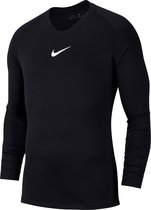 Nike Dry Park First Layer Longsleeve Shirt  Thermoshirt - Maat 128  - Unisex - zwart