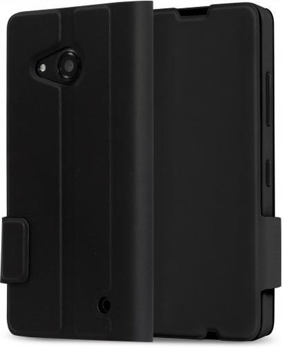 Mozo book cover zwart voor Lumia 550