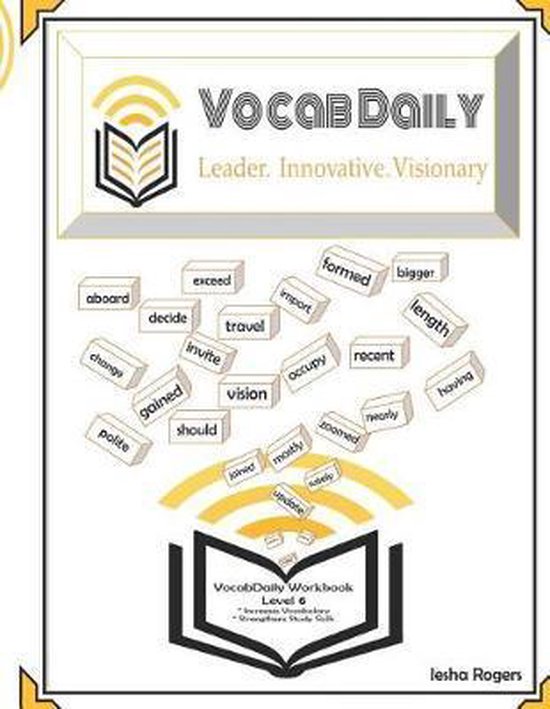 Six Letter Words- VocabDaily Workbook Level 6 - cover