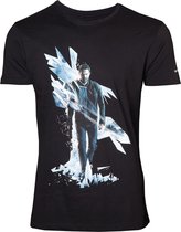 Quantum Break Box Art Jack Joyce Black TShirt M