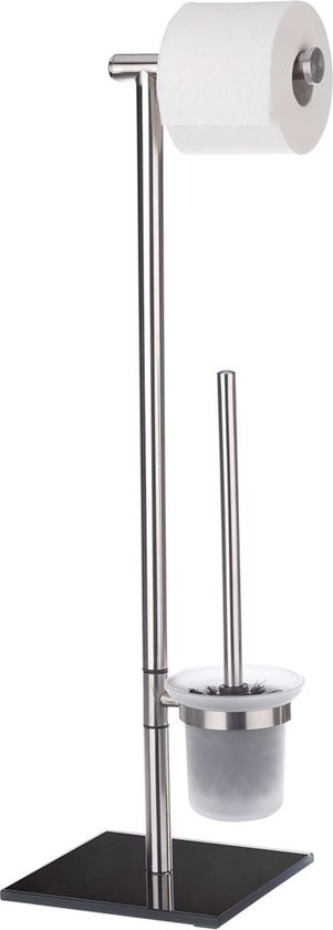Brabantia Toiletbutler Brabantia Mindset Toiletbutler – Alles-in-één Badkamerrek Met Wc-borstel En Rolhouder, Fris Wit Toilet Paper Gun