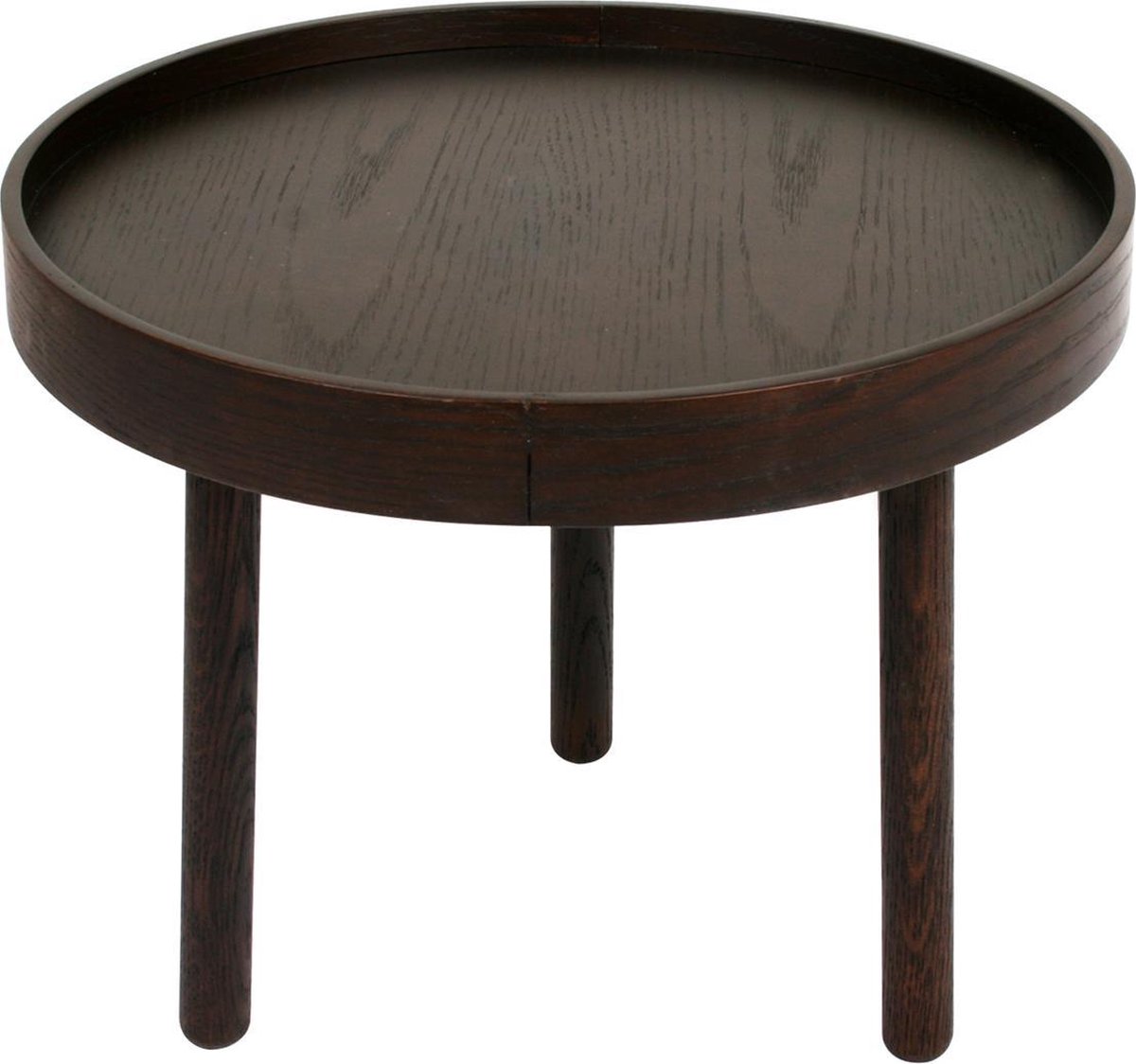 Butik Living Round Robin Medium Salontafel Donker hout