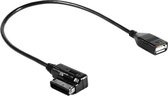 Adapter Kabel tbv  Audi VW MMI AMI VW MDI AMI  voor USB Apparaten