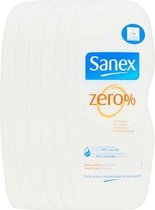 Sanex Douchegel Zero% Droge Huid 6x250 ml Voordeelverpakking
