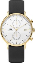 Danish Design IQ11Q975 horloge heren - zwart - edelstaal doubl�