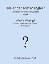 Hva Er Det SOM Mangler? Puslespill for Utdanning Teste