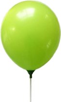 50 stuks - Licht groene parelmoer metallic ballon 30 cm hoge kwaliteit