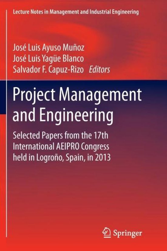 Lecture Notes in Management and Industrial Engineering- Proj ... - cover