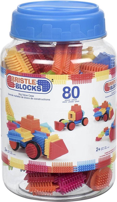Bristle Blocks in Pot 80 dlg | bol.com