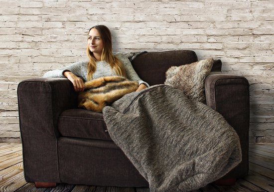 Motivatie Isoleren weer Cozy-deken met voetenzak | bol.com
