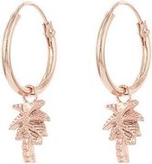 Karma Symbols oorbel M1417 Palm Tree Rosé