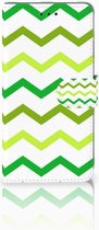 Geschikt voor iPhone Xs Max Telefoonhoesje Zigzag Groen