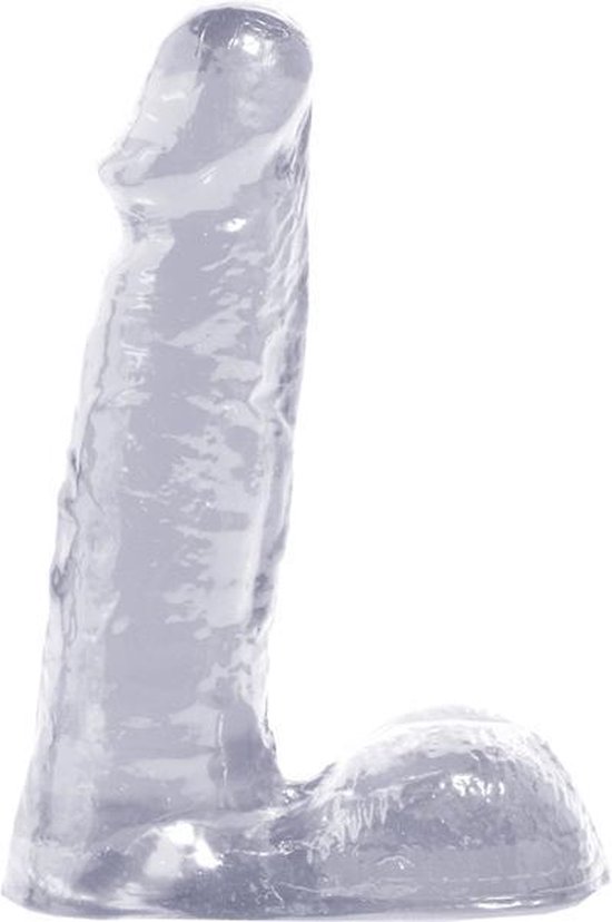 Pipedream Basix Rubber Works realistische dildo Dong transparant - 6 inch