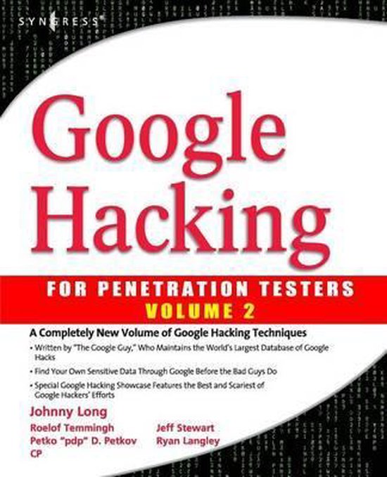 Google Hacking For Penetration Testers - cover