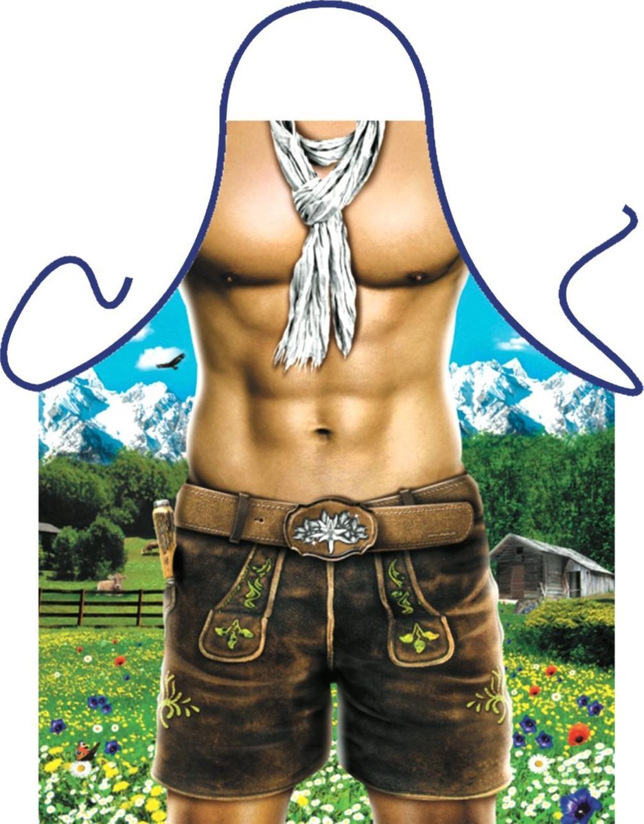 Benza Schort Keukenschort ,Tirol, Tiroler, Sexy, Mooi - Tiroler Man