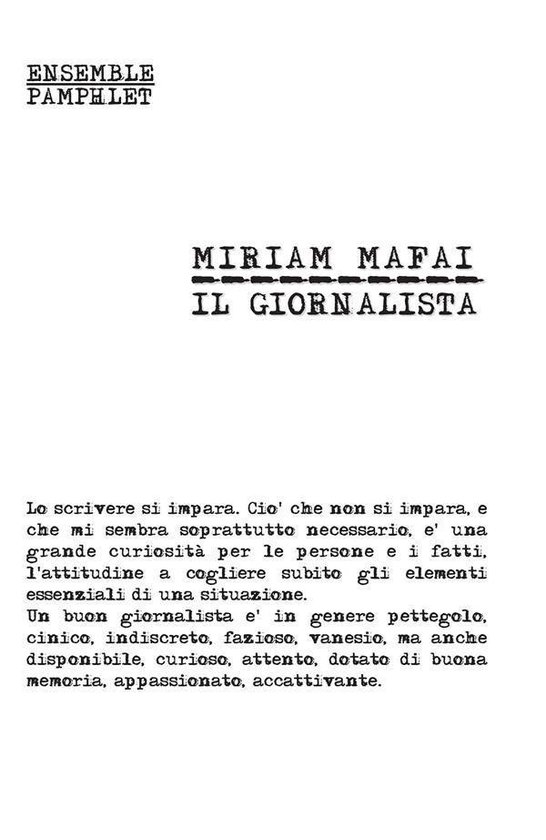 Il giornalista - cover