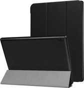 Tri-Fold Book Case - Geschikt voor Lenovo Tab 4 10 Hoesje - Zwart