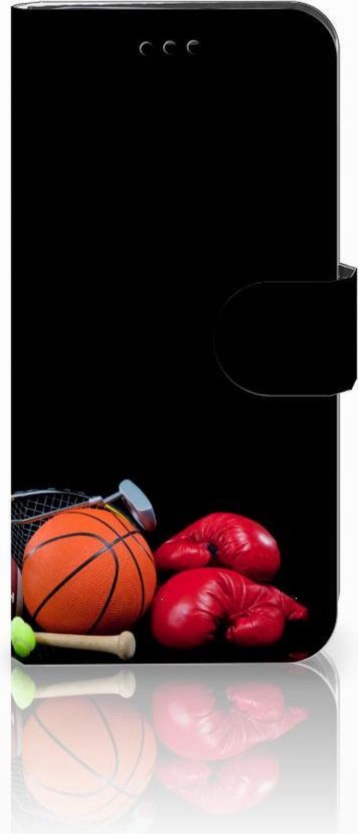 Huawei P10 Lite Wallet Case met Pasjes Sports