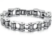 Pretty Things Unisex schakelarmband - 22 cm - Zilver