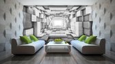 Modern Abstract Design 3D Photo Wallcovering
