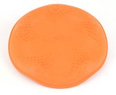 Beco Pets - Flyer - Duurzame, sterke frisbee voor honden van natuurlijk en ecologisch afbreekbaar rubber - Oranje
