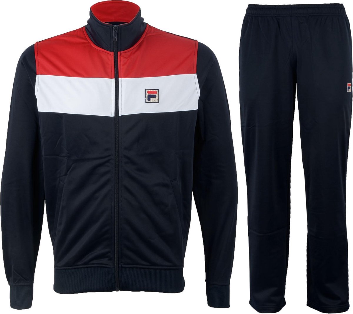 Fila Tricolore Trainingspak Mannen Maat L Navy bol