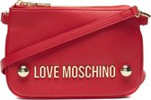 Love Moschino Borsa Lettering Red Gold-coloured Crossbody  - Rood