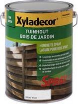 Xyladecor Tuinhoutbeits Spray-"Herfstbruin"-5l-Dit decoratief houtbeschermingsproduct is speciaal ontwikkeld om tuinhout te behandelen door verneveling met een verfspuitapparaat