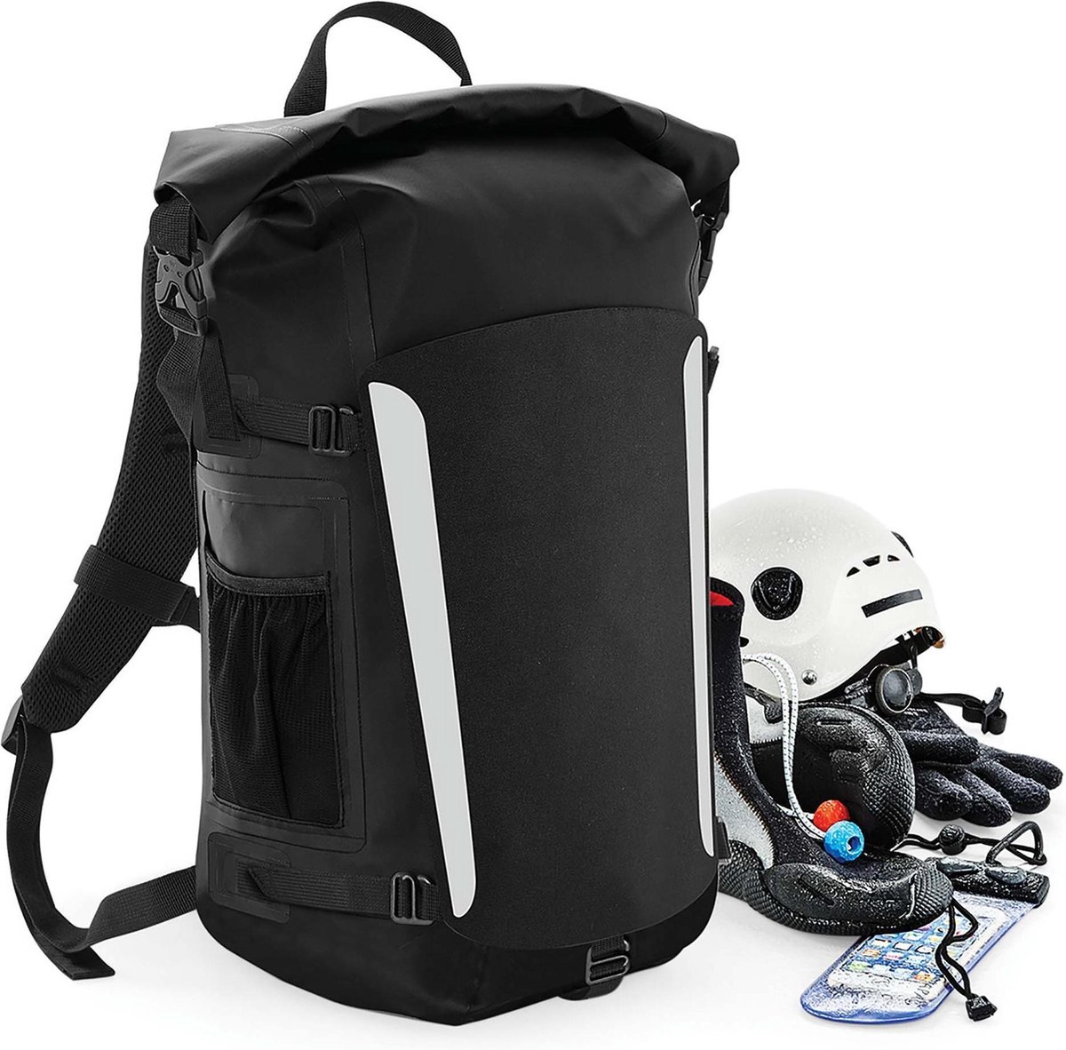 Waterproof backpack rugzak zwart