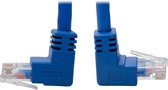 Tripp-Lite N204-001-BL-UD Cat6 UTP Patch Cable (RJ45), Up-Angle Male/Down-Angle Male - 1 ft., Gigabit, Molded, Blue TrippLite