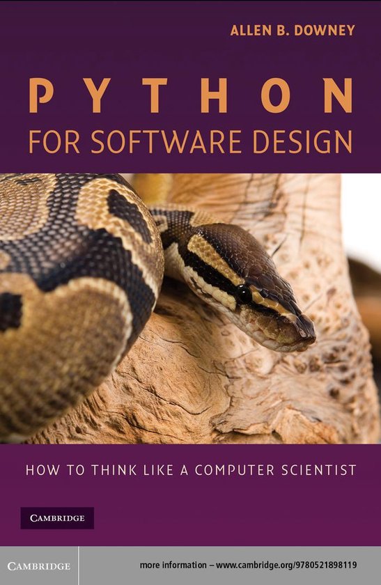 Python for Software Design - cover