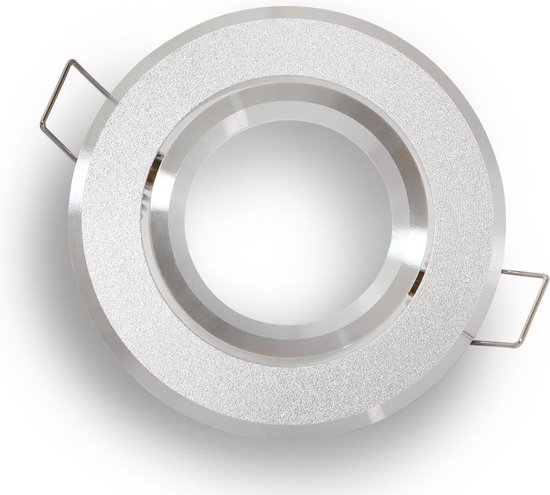 LED line Inbouwspot - Rond - Kantelbaar - GU10 Fitting - Ø 86 mm - Aluminium